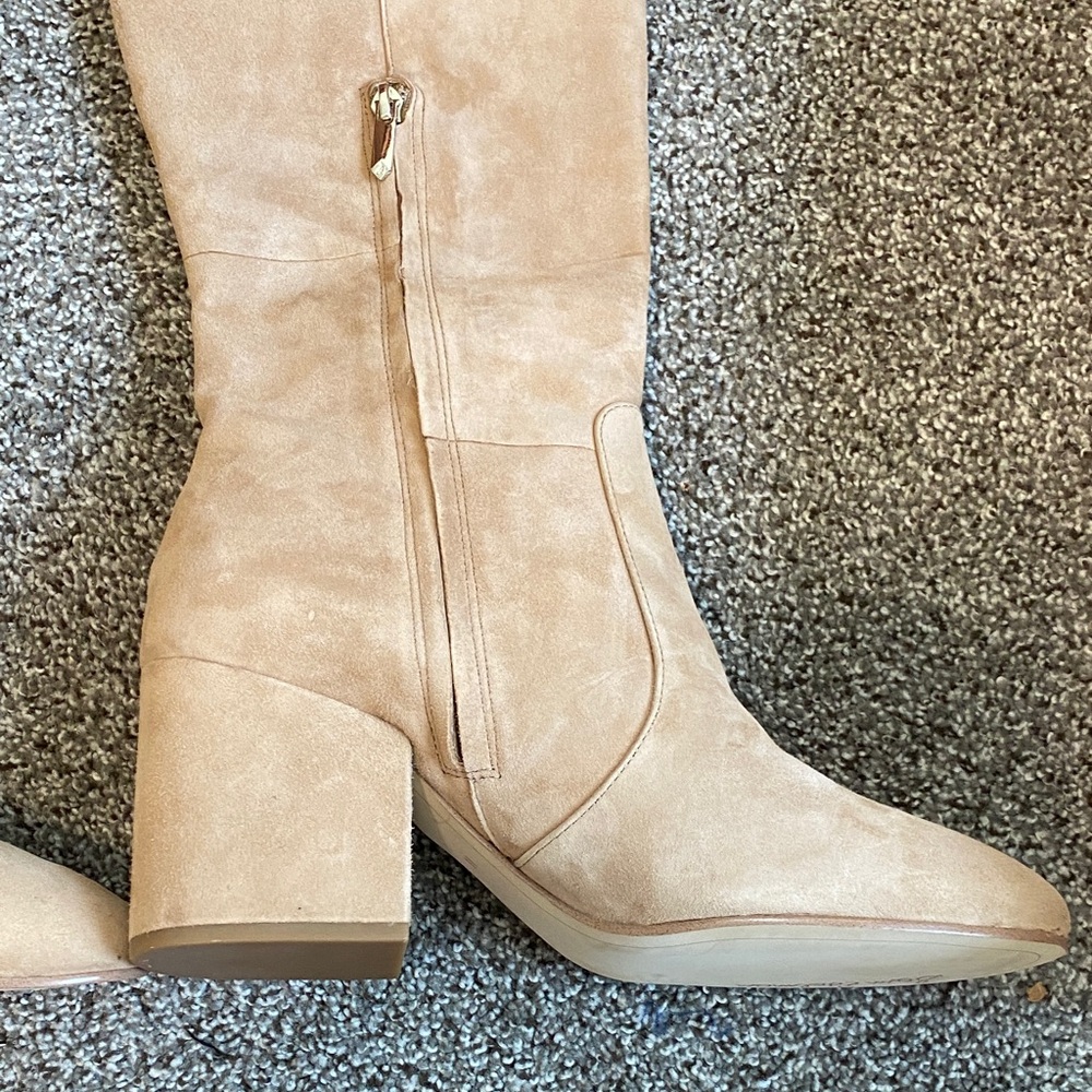 Sam Edelman Beige Knee Boots Size 11 - Picture 4 of 16